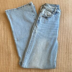 Shop Stevie Light Wash Wide Leg Jeans 25